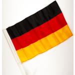 PEARL Deutschland Flagge Auto: Autofahnen-Set Deutschland, 2er-Set ( Deutschlandflagge)