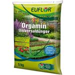 Euflor Orgamin® Universaldünger 5 kg Sack • milder, wirkungsvoller, chloridarmer Pflanzendünger mit hoher organischer Substanz • für alle Gartenkulturen, aktiviert das Bodenleben
