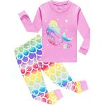 Reduzierte Kinderschlafanzüge & Kinderpyjamas mit Dinosauriermotiv aus Baumwolle für Mädchen Größe 98 2-teilig für den für den Frühling 