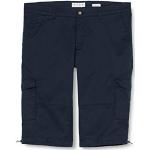 Reduzierte Marineblaue Brax Eurex by Brax Jeans-Shorts mit Reißverschluss aus Baumwolle für Herren Größe L für den für den Sommer 