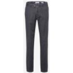 Graue Brax Jeans-Shorts mit Reißverschluss aus Denim für Herren Größe XL für den für den Sommer 