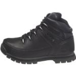 Schwarze Timberland Euro Sprint Outdoor Schuhe in Normalweite aus Leder Leicht für Herren Größe 41,5 