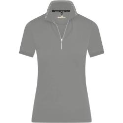 Euro-Star Poloshirt Damen Half Zip ESGina Classic Damenpoloshirt Castor Grey L