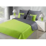 Grüne Moderne Eurofirany Bettwäsche Sets & Bettwäsche Garnituren aus Mako-Satin maschinenwaschbar 135x200 