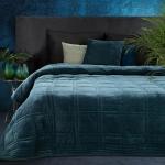 Blaue Tagesdecken & Bettüberwürfe Matte aus Stoff 170x210 