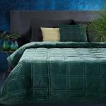 Mintgrüne Unifarbene Tagesdecken & Bettüberwürfe Matte aus Stoff 170x210 