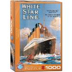 Reduzierte 1000 Teile Eurographics Star Titanic Puzzles 