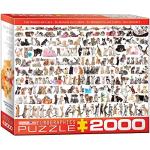 Reduzierte 2000 Teile Eurographics Puzzles mit Tiermotiv 