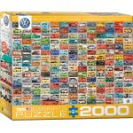 2000 Teile Eurographics Volkswagen / VW Bulli / T1 Puzzles 