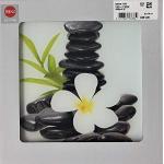 EuroGraphics DGD-DT8282 Deco Glass Picture 20 x 20 cm Steine mit Orchidee