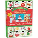 Eurographics Puzzle Adventkalender - Sweet Christmas (50 Teile)