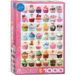EUROGRAPHICS Puzzle »Cupcakesfest + Rezept 1000 Teile Puzzle«, 1000 Puzzleteile, bunt