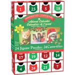 50 Teile Eurographics Cats Puzzles mit Weihnachts-Motiv 