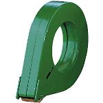 Grüne Handabroller aus Metall 3-teilig 
