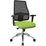 Apfelgrüne Bürostühle & Schreibtischstühle aus Aluminium höhenverstellbar Breite 50-100cm, Höhe 50-100cm, Tiefe 50-100cm 