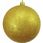 Goldener Europalms Weihnachtsbaumschmuck aus Kunststoff 4-teilig 