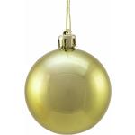 Goldener Europalms Weihnachtsbaumschmuck aus Metall 6-teilig 