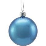 Blauer Europalms Runder Weihnachtsbaumschmuck 6-teilig 