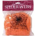 Orange Europalms Spinnennetze mit Halloween-Motiv 