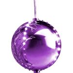 Lila Europalms Weihnachtsbaumschmuck aus Kunststoff LED beleuchtet 