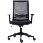 Schwarze Bürostühle & Schreibtischstühle aus Leder stapelbar Breite 0-50cm, Höhe 50-100cm, Tiefe 0-50cm 