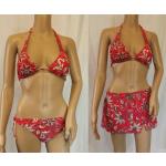 Rote Naturana Triangel-Bikinis für Damen Größe S 3-teilig 