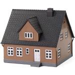 Evemodel 1Stk. 1:160 Spur N Häuser Modellbau Set Einfamilienhaus Pavillon Break Zubehör für die Modelleisenbahn Dekor (schwarz)