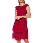 Rote Ärmellose Standesamtkleider mit Reißverschluss aus Jersey für Damen Größe XXL für die Braut 