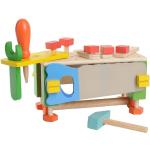 EverEarth Werkzeugkasten Werkbank für Kinder aus Holz 25-teilig Maße 13 x 21,4 x 11,4 cm