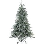 Weiße 150 cm Evergreen LED-Weihnachtsbäume mit Schnee 