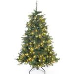 Grüne 180 cm Evergreen LED-Weihnachtsbäume aus Holz 