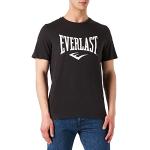 Schwarze Kurzärmelige EVERLAST T-Shirts für Herren Größe S 