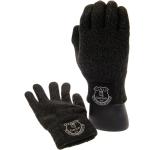 Graue FC Everton Strick-Handschuhe aus Polyamid für Herren Einheitsgröße 
