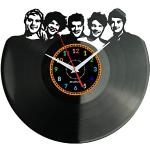 EVEVO One Direction Wanduhr Vinyl Schallplatte Retro-Uhr Handgefertigt Vintage-Geschenk Style Raum Home Dekorationen Tolles Geschenk Uhr One Direction
