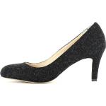 Reduzierte Schwarze Evita Shoes BIANCA Damenpumps aus Filz Größe 36 mit Absatzhöhe 7cm bis 9cm zum Oktoberfest 
