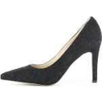 Reduzierte Schwarze Evita Shoes ILARIA High Heels & Stiletto-Pumps aus Filz für Damen Größe 36 mit Absatzhöhe über 9cm zum Oktoberfest 