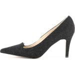 Reduzierte Schwarze Evita Shoes JESSICA Damenpumps aus Filz Größe 34 mit Absatzhöhe 7cm bis 9cm zum Oktoberfest 