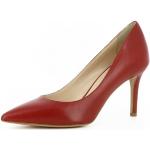 Reduzierte Rote Evita Shoes Spitze Pfennigabsatz High Heels & Stiletto-Pumps ohne Verschluss aus Glattleder für Damen Größe 36 mit Absatzhöhe 7cm bis 9cm 