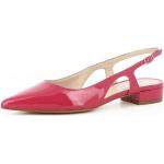 Reduzierte Rote Lack-Optik Evita Shoes FRANCA Spitze Slingback Pumps mit Riemchen aus Leder für Damen Größe 42 mit Absatzhöhe bis 3cm 