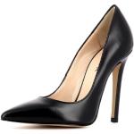 Schwarze Evita Shoes Spitze Pfennigabsatz High Heels & Stiletto-Pumps ohne Verschluss aus Glattleder für Damen Größe 33 mit Absatzhöhe über 9cm 