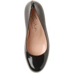 Reduzierte Schwarze Lack-Optik Evita Shoes MARIA Damenschuhe mit Ländermotiv ohne Verschluss aus Leder Größe 34 mit Absatzhöhe 7cm bis 9cm 
