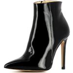 Reduzierte Schwarze Evita Shoes MIA Spitze High Heel Stiefeletten & High Heel Boots mit Reißverschluss für Damen Größe 34 