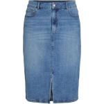 Blaue Jeansröcke aus Denim für Damen Größe XXL 