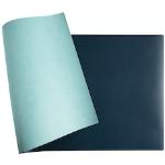 Exacompta 29162E Flexible Schreibunterlage Home Office, aus zweifarbigem Kunstleder (Polyurethan), widerstandsfähig, 43 x 90 cm, tropisch/blaugrün - green synthetic material