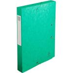 Grüne Exacompta Archivboxen DIN A4 aus Pappe 