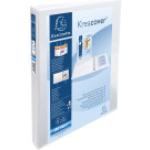 (2.88 EUR / Stück) Exacompta Präsentations-Ringbuch Kreacover 51840E A4+ weiß 4-Ring Ø 15mm Kunststoff