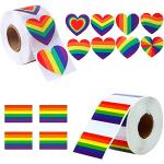 Romantischer LGBT Gay Pride Bürobedarf aus Papier 