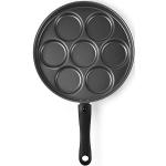 Schwarze Excelsa Runde Pfannkuchenpfannen 28 cm aus Aluminium spülmaschinenfest 