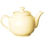 Cremefarbene Excelsa Teekannen 600 ml aus Keramik mikrowellengeeignet 