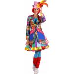 Bunte Clown-Kostüme & Harlekin-Kostüme für Damen Größe XXL 